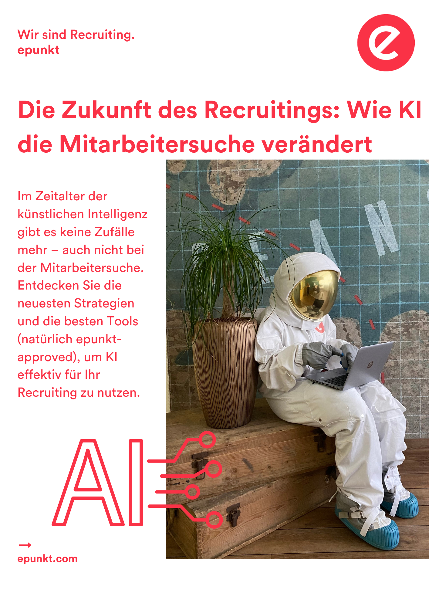 Titelblatt eBook KI im Recruiting